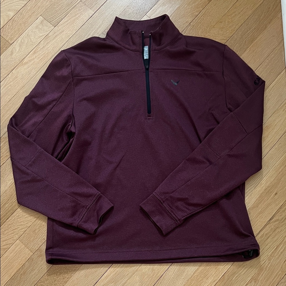 Callaway Maroon Quarter-Zip Pullover